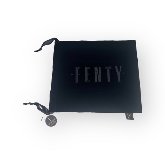 new Fenty Puma ✰ Drawstring Black Velvet Logo Dustbag + Box ✰ Rihanna RiRi - Picture 5 of 16